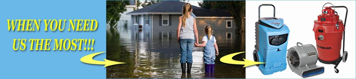 flood water removal machines