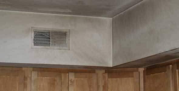 puff back damage near a vent